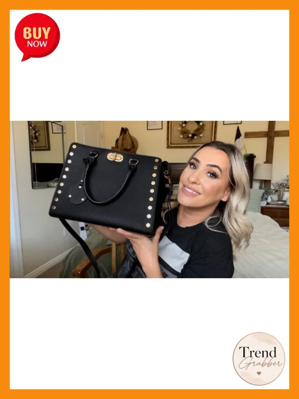 Vegan Leather Satchel Work Tote Shoulder Bag Top Handle Purse with Matching